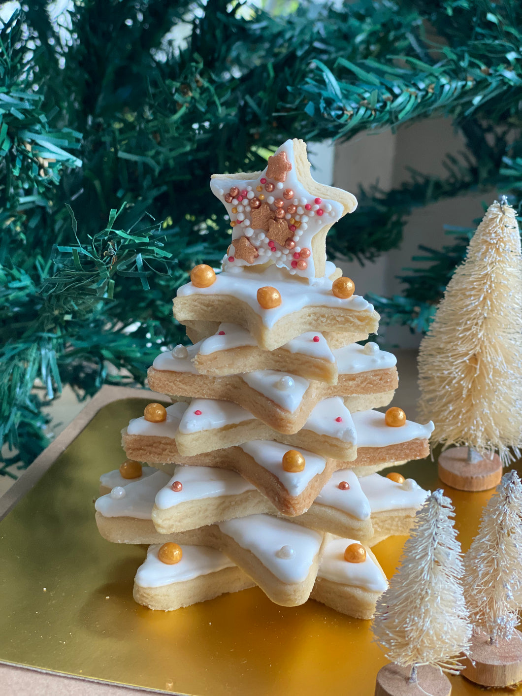 Christmas Tree Cookies ชุดตกแต่งคุกกี้ต้นคริสต์มาสสำเร็จรูป